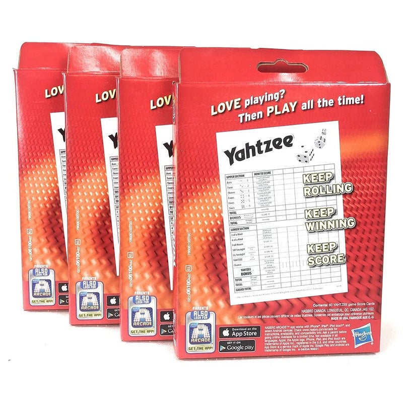Yahtzee 80-Sheet Yahtzee Score Cards - 4 Pack - Image 2